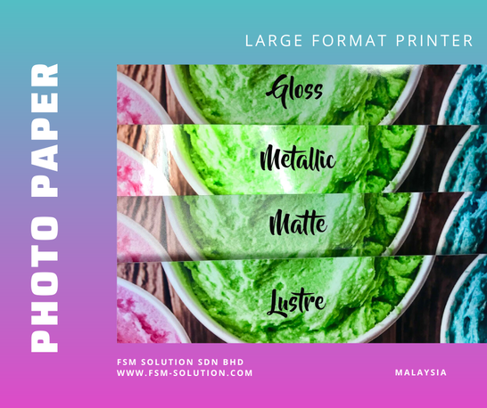 What is the difference between matte and glossy paper